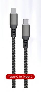 BULLET - USB C - USB C, kabel szybkiego ładowania 60W PD i transfer danych