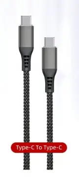BULLET - USB C - USB C, kabel szybkiego ładowania 60W PD i transfer danych