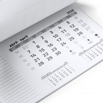 SERBAL - Mouse pad with calendar