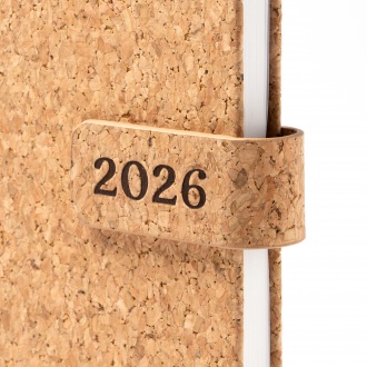 Vasir - Kalendarz w formacie A5 z korkową i magnetyczną okładką.