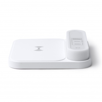 TITANUS - Wireless charger with led light and ports (USB-C / USB-A) for charging.