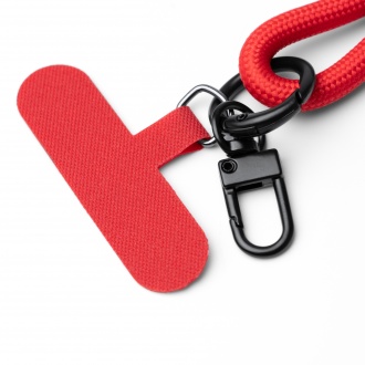 DENKI - Lanyard with smartphone holder and USB-C - USB-C cable.