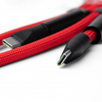 DENKI - Lanyard with smartphone holder and USB-C - USB-C cable.