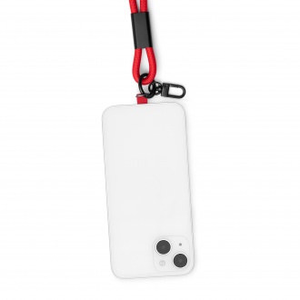 DENKI - Lanyard with smartphone holder and USB-C - USB-C cable.