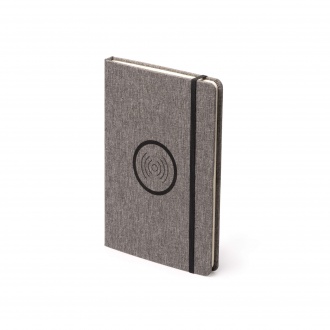 GARLAN - a5 notebook with built-in wireless charger.