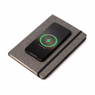 GARLAN - a5 notebook with built-in wireless charger.