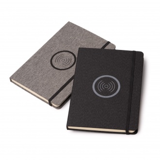 GARLAN - a5 notebook with built-in wireless charger.
