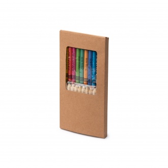 PATLEY - Set of 20 crayons (2 types) and drawings to colour in