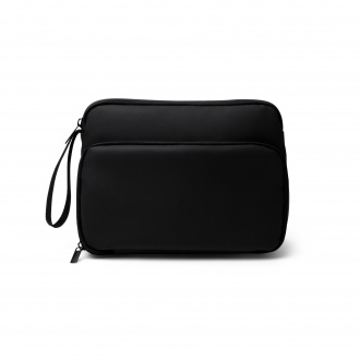 RONDA - PU leather cosmetic bag in triangular shape