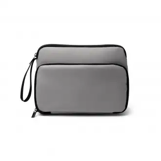 RONDA - PU leather cosmetic bag in triangular shape