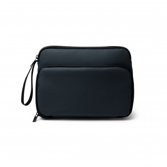 RONDA - PU leather cosmetic bag in triangular shape