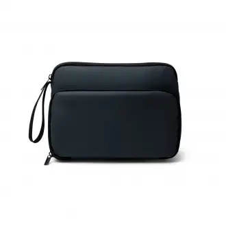 RONDA - PU leather cosmetic bag in triangular shape