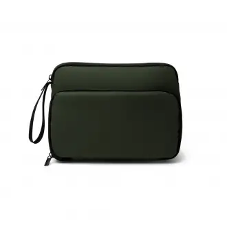 RONDA - PU leather cosmetic bag in triangular shape