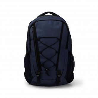 DONKER - 600D polyester backpack with laptop pocket and drawcord on front