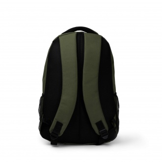 DONKER - 600D polyester backpack with laptop pocket and drawcord on front