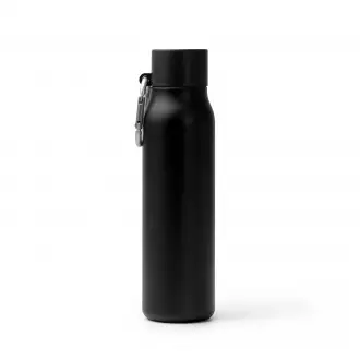 CUBEL - Recycled stainless steel thermos (550ml) with carabiner