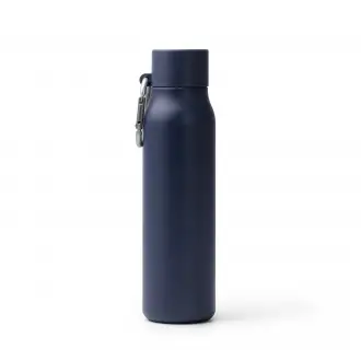 CUBEL - Recycled stainless steel thermos (550ml) with carabiner