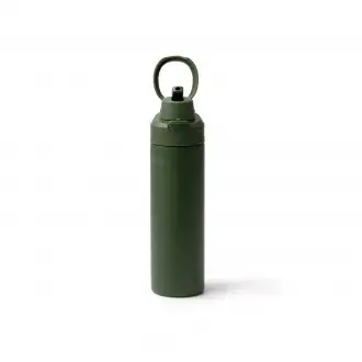 KELIS - Thermal mug (700ml) with straw with recycled stainless steel double walls