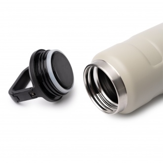 BOIX - Termos (550ml) ze stali nierdzewnej z recyklingu, zakrętka z wbudowanym karabińczykiem