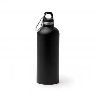 LUWAK - Bottle (550ml) with recycled stainless steel double wall, cap with carabiner