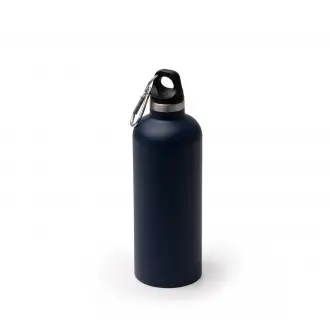 LUWAK - Bottle (550ml) with recycled stainless steel double wall, cap with carabiner