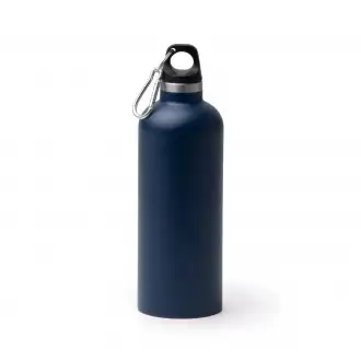 LUWAK - Bottle (550ml) with recycled stainless steel double wall, cap with carabiner