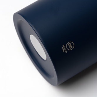 LUWAK - Bottle (550ml) with recycled stainless steel double wall, cap with carabiner