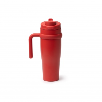 KALAM - Thermal mug (900ml) with straw, made of recycled stainless steel