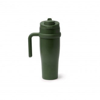KALAM - Thermal mug (900ml) with straw, made of recycled stainless steel