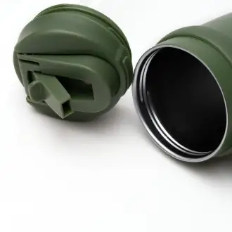 KALAM - Thermal mug (900ml) with straw, made of recycled stainless steel