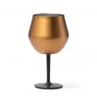 FRADES - Kubek/Kieliszek 2w1 (380ml) wykonany ze stali nierdzewnej