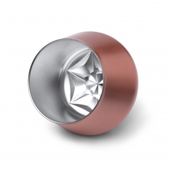 FRADES - 2-in-1 mug/glass (380ml) made of stainless steel