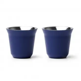 BOLUTO - Set of 2 coffee cups (80ml) made of recycled stainless steel