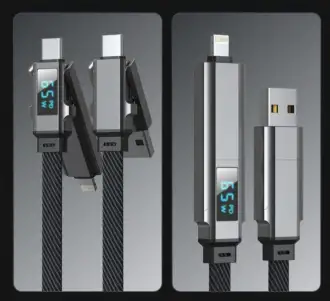 KRIS - 4 IN 1 Kabel szybkiego ładowania i transfer danych