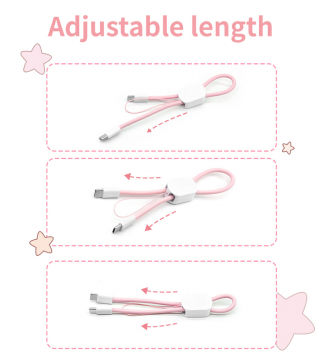 LINEA - 2in1 OTG fast charging 60W 3A & data transfer cable