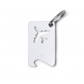 FLAPIK - Key ring with opener with aeroplane design
