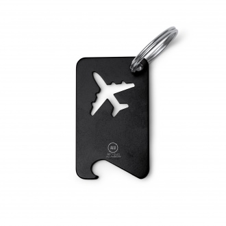 FLAPIK - Key ring with opener with aeroplane design