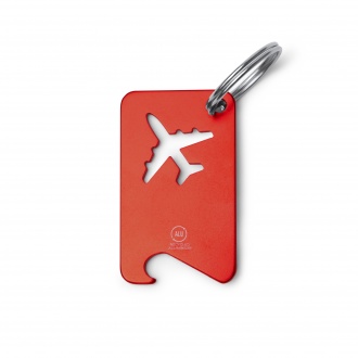 FLAPIK - Key ring with opener with aeroplane design