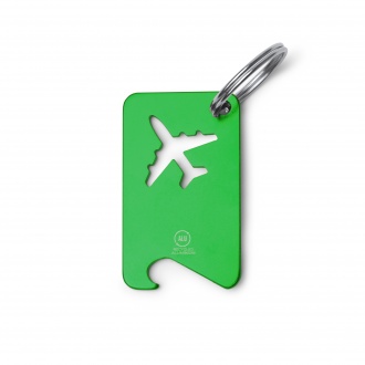 FLAPIK - Key ring with opener with aeroplane design