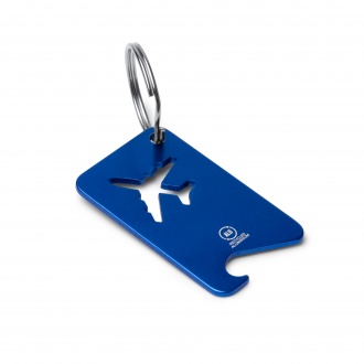 FLAPIK - Key ring with opener with aeroplane design