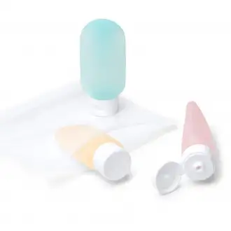 LOGAN - Set of 3 travel containers for cosmetics