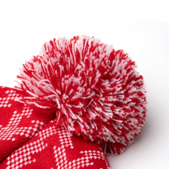 REDWIN - Acrylic hat with Christmas pattern