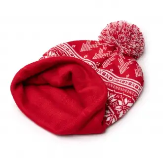 REDWIN - Acrylic hat with Christmas pattern