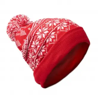 REDWIN - Acrylic hat with Christmas pattern