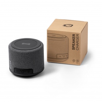 TENOR - Bluetooth speaker with 5W docking station, made of RPET fabric