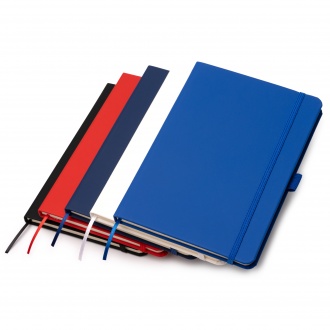 MARION - Notebook with foldable smartphone stand