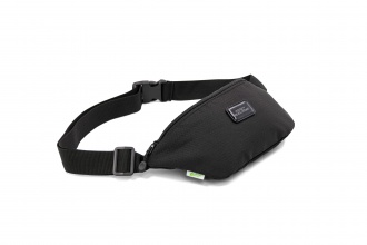 Bumble Eco black - Waist bag, pouch made of waterproof RPET material
