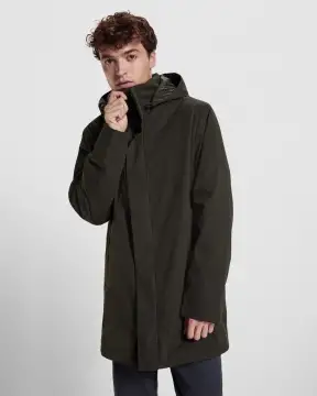 DOME - Kurtka typu parka z odpinanym kapturem