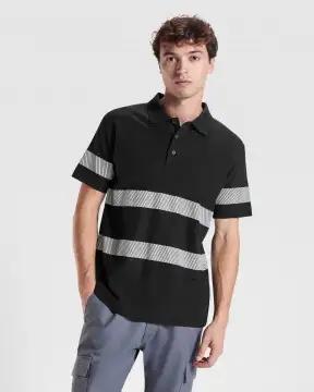 FORAN - Polo shirt with high-visibility reflective stripes