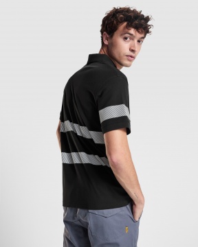 FORAN - Koszulka polo z paskami odblaskowymi o wysokiej widoczności